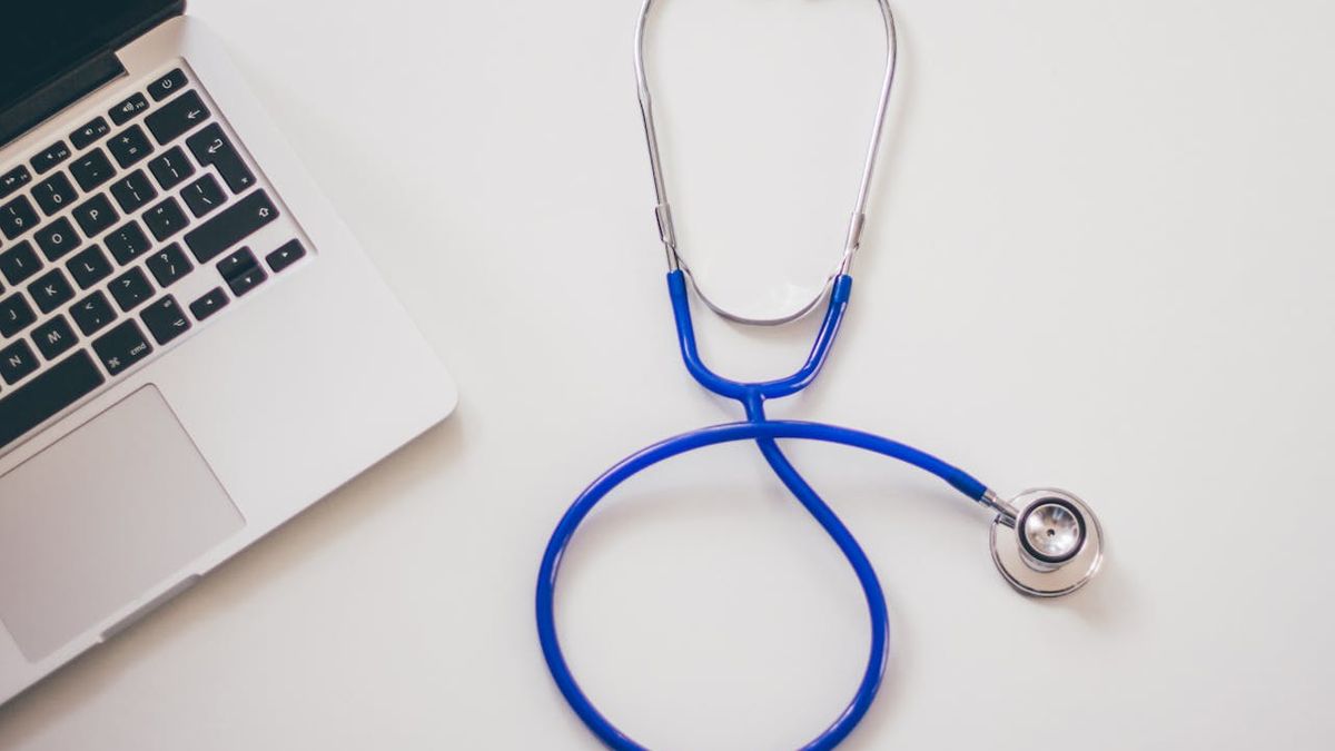 stethoscope on desk